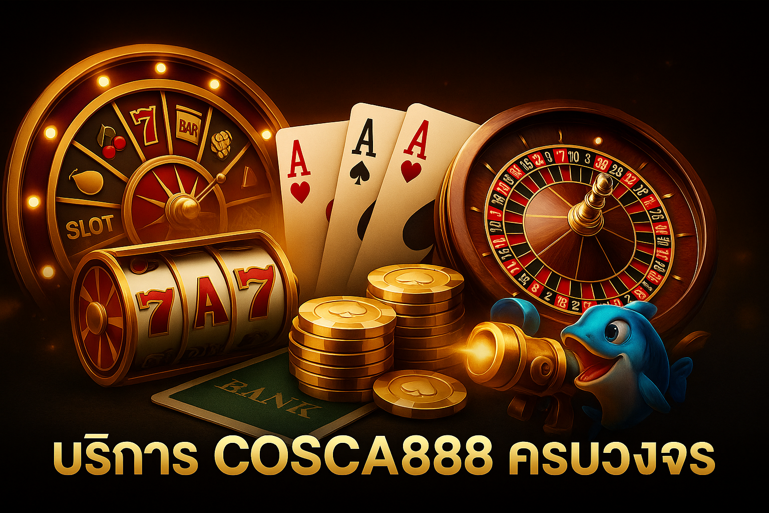 สล็อตเครดิตฟรี Cosca888 ไม่ต้องฝาก